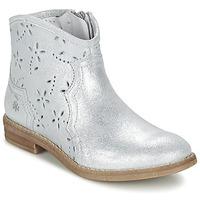 acebos tchita girlss childrens mid boots in silver