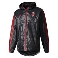 ac milan winbreaker black black