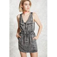 Acid Wash Mini Dress