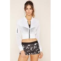 Active Mesh Cropped Jacket