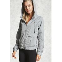 active mesh hooded jacket