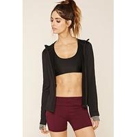 active stretch knit hoodie