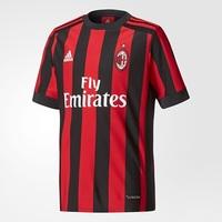 ac milan home shirt 2017 18 kids redblack