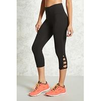 active cutout capri leggings