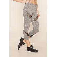 active marled capri leggings