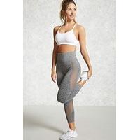 active mesh panel capri leggings