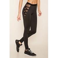 active mesh panel leggings