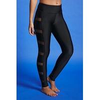 Active Mesh-Panel Leggings