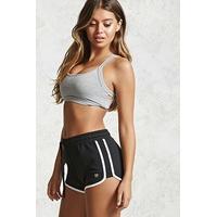 active stretch knit shorts
