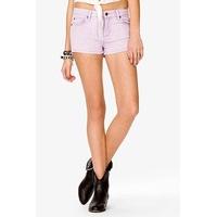 Acid Wash Denim Shorts