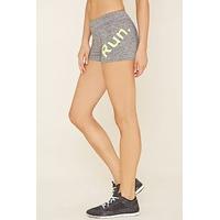 active run graphic shorts