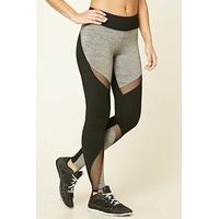 Active Marled Paneled Leggings