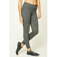 active marled knit leggings