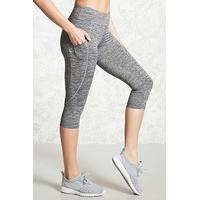 active marled capri leggings