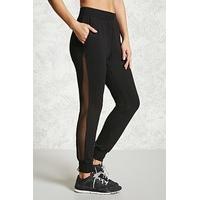 active mesh paneled joggers