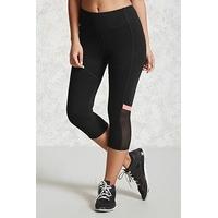 Active Striped Capri Leggings