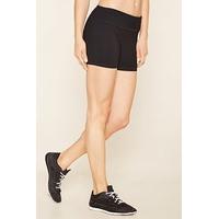 active stretch knit shorts