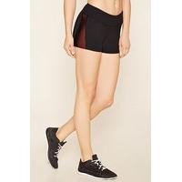 active mesh paneled shorts