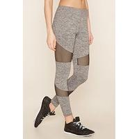 Active Marled Mesh Leggings