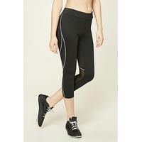 active mesh capri leggings