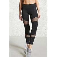 active mesh panel leggings