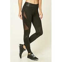 Active Mesh-Panel Leggings