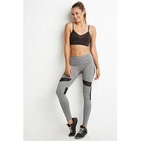 Active Heathered Mesh Leggings