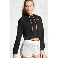 Active Graphic Cropped Hoodie