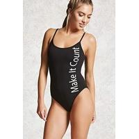 Active Strappy Graphic Bodysuit