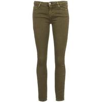 acquaverde scarlett womens cropped trousers in green