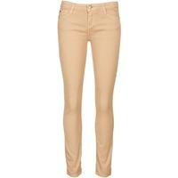 Acquaverde SCARLETT women\'s Cropped trousers in BEIGE