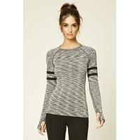 Active Marled Seamless Knit Top