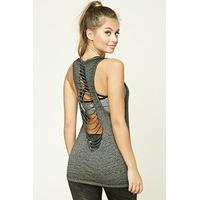 Active Cutout-Back Tank Top