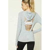 active hooded ladder cutout top