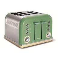 accents 4 slice sage green toaster