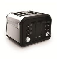 Accents Black 4 Slice Toaster