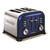 Accents Blue 4 Slice Toaster