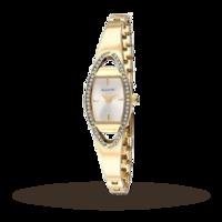 accurist gold plated ladies bangle watch