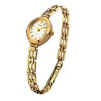 Accurist Ladies 9ct Gold Bracelet Watch