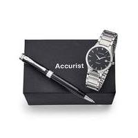 Accurist Gents Watch And Pen Set