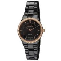 Accurist Ladies Black Ceramic Watch LB1750B