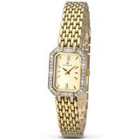 Accurist Ladies Gold Plated Bracelet Watch 8062