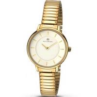 Accurist Ladies Gold Plated Expandable Bracelet Watch 8140