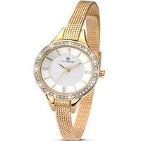 accurist ladies london mesh bracelet watch 8004