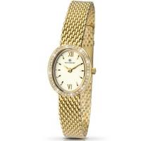 Accurist Ladies Gold Plated Stone Set Bracelet Watch 8069