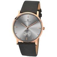 Accurist Mens Rose Gold Plated Strap Watch 7127