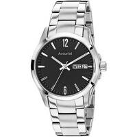 Accurist Mens Black Dial Watch MB987B