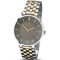 Accurist Mens Two Tone Stainless Steel Bracelet Watch 7092