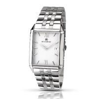 Accurist Mens Stainless Steel Rectangle Watch 7031