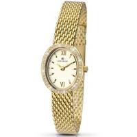 Accurist Ladies Gold Plated Stone Set Bracelet Watch 8069